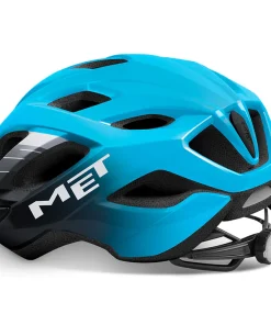 Alternative view of MET IDOLO CE CYAN BLACK GLOSSY