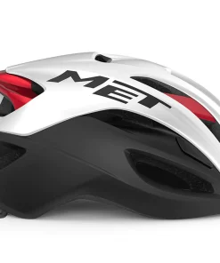 MET RIVALE MIPS CE WHITE BLACK RED METALLIC | MATT  GLOSSY