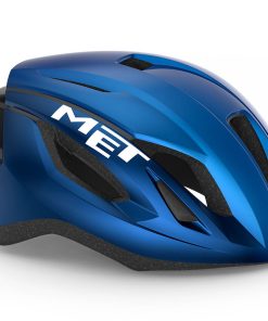 MET STRALE CE BLUE METALLIC | GLOSSY