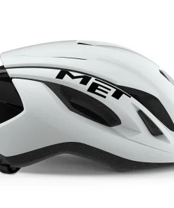 Alternative view of MET STRALE CE WHITE BLACK | MATT GLOSSY