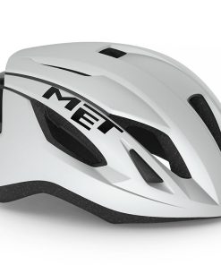 MET STRALE CE WHITE BLACK | MATT GLOSSY