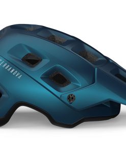 MET TERRANOVA MIPS CE TEAL BLUE BLACK METALLIC|MATT
